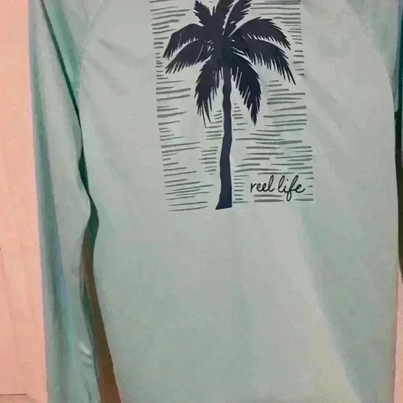 Reel Life Long Sleeve UV‎ Tee Sz M - Picture 3 of 10